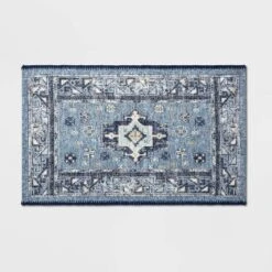 Vintage Persian Medallion Kitchen Rug Blue - Threshold™ -Home Furnishings Store GUEST 025b5f6d 8461 43cc b2bd 68ea68432beb