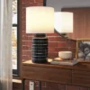 Glossy Table Lamp Navy And White (Includes LED Light Bulb) - Threshold™ 2 Glossy Table Lamp Navy And White (Includes LED Light Bulb) - Threshold™ -Home Furnishings Store GUEST 0394b06f 3ca0 4c0a 9903 861ffa89adc8