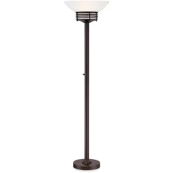 Possini Euro Design Light Blaster Modern Torchiere Floor Lamp 72 1/2" Tall Warm Bronze LED White Frosted Glass Bowl Shade For Living Room Bedroom Home 14 Possini Euro Design Light Blaster Modern Torchiere Floor Lamp 72 1/2" Tall Warm Bronze LED White Frosted Glass Bowl Shade For Living Room Bedroom Home -Home Furnishings Store GUEST 044fa56b bd09 4af5 a6cf 06424a08986e