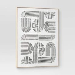 45" X 55" Line Art I Framed Kraft Wall Canvas - Threshold™ -Home Furnishings Store GUEST 049ef745 7339 4361 9994 803a96f529d8