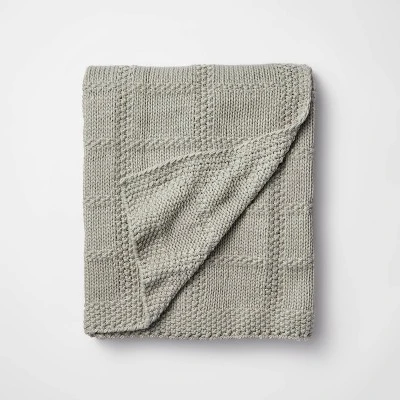 Grid Knit Throw Blanket - Threshold™ Designed With Studio McGee 9 Grid Knit Throw Blanket - Threshold™ Designed With Studio McGee - Image 7
