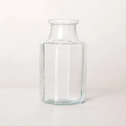 Octagonal Clear Glass Bottle Vase - Hearth & Hand™ With Magnolia 12 Octagonal Clear Glass Bottle Vase - Hearth & Hand™ With Magnolia -Home Furnishings Store GUEST 062dfac6 21fe 469b ba13 04b139b463be