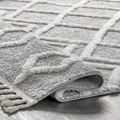 NuLOOM Wylde High Low Soft Shaggy Diamond Moroccan Tassel Area Rug 13 NuLOOM Wylde High Low Soft Shaggy Diamond Moroccan Tassel Area Rug -Home Furnishings Store GUEST 06d5de2f f1bc 4971 852d 0a0f44c2b228