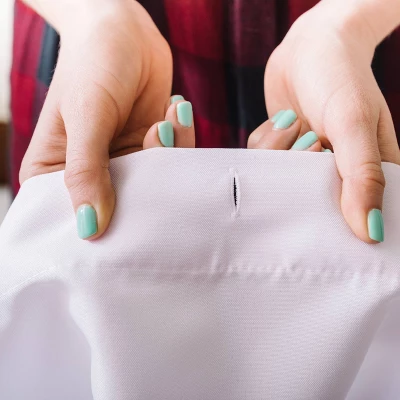 Schatzi Brown Retro Jumbo Daisy Pink Shower Curtain Green - Deny Designs 5 Schatzi Brown Retro Jumbo Daisy Pink Shower Curtain Green - Deny Designs - Image 3