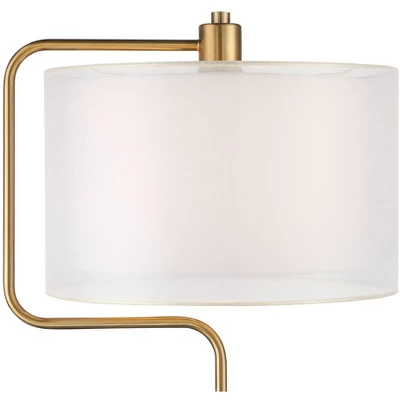 Possini Euro Design Possini Euro Carlyle USB Port And Outlet Modern Desk Lamps Set Of 2 6 Possini Euro Design Possini Euro Carlyle USB Port And Outlet Modern Desk Lamps Set Of 2 - Image 4