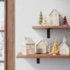 10pc Battery Operated Ceramic Christmas Village Set With Bottle Brush Trees - Wondershop™ White/Tan -Home Furnishings Store GUEST 07629a1d 863d 487b 968b ec2f7c0192a3