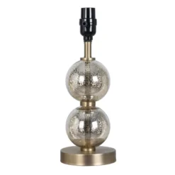 Stacked Glass Ball Table Lamp Base Brass - Threshold™