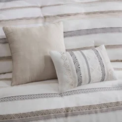 Madison Park 5pc Cove Clipped Jacquard Comforter Set White/Assorted Beiges 17 Madison Park 5pc Cove Clipped Jacquard Comforter Set White/Assorted Beiges -Home Furnishings Store GUEST 07fb752b 6495 45e3 9055 fd36621c60b3