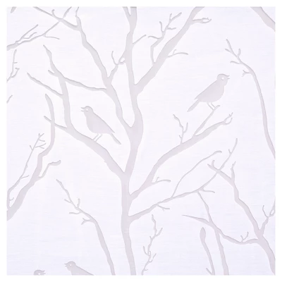 Layla Sheer Bird Window Curtain Panel 4 Layla Sheer Bird Window Curtain Panel - Image 2