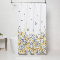 Floral Print Shower Curtain Gold Medal - Threshold™