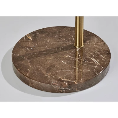 Adler Arc Floor Lamp Antique Brass - Adesso 8 Adler Arc Floor Lamp Antique Brass - Adesso - Image 6