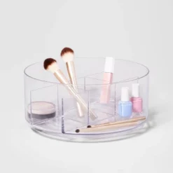 Bathroom Plastic Spinning Turntable Beauty Organizer Clear - Brightroom™ -Home Furnishings Store GUEST 0b62140e f0fc 446c 96e1 4a703b797bef