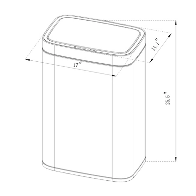 Motion Wastebasket With Liner - Brightroom™ 5 Motion Wastebasket With Liner - Brightroom™ - Image 3