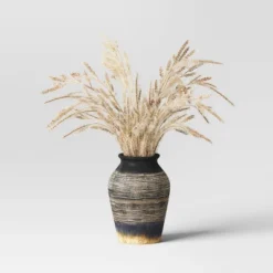 Grass Arrangement In Ceramic Pot Black - Threshold™ -Home Furnishings Store GUEST 0efded28 a1c0 4c30 b142 c93cc97829c1