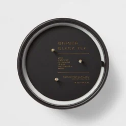 15oz Ceramic Jar 3-Wick Black Label Ginger Black Tea Candle - Threshold™ 7 15oz Ceramic Jar 3-Wick Black Label Ginger Black Tea Candle - Threshold™ -Home Furnishings Store GUEST 101513e9 4210 4604 bdb9 03938613d90c