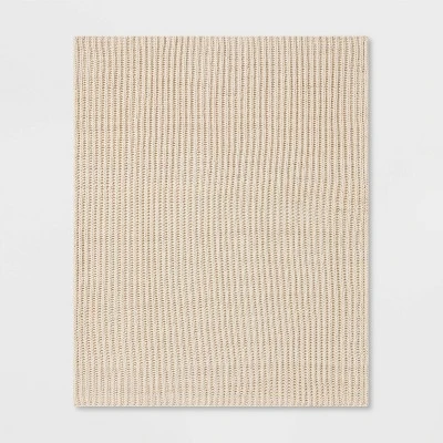 Chunky Knit Reversible Throw Blanket - Threshold™ 7 Chunky Knit Reversible Throw Blanket - Threshold™ - Image 5