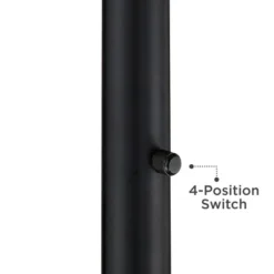 Possini Euro Design Modern Torchiere Floor Lamp Light Blaster LED 72.25" Tall Antique Brass And Matte Black Opal Glass For Living Room Bedroom 12 Possini Euro Design Modern Torchiere Floor Lamp Light Blaster LED 72.25" Tall Antique Brass And Matte Black Opal Glass For Living Room Bedroom -Home Furnishings Store GUEST 1158857a 5014 42b3 a238 8250ae5c8fa4