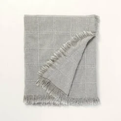 Textured Grid Lines Dobby Throw Blanket - Hearth & Hand™ With Magnolia 15 Textured Grid Lines Dobby Throw Blanket - Hearth & Hand™ With Magnolia -Home Furnishings Store GUEST 1321e055 5bea 4e67 b370 4124d79481cf