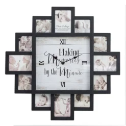 Memories By The Minute' Picture Frame Collage Wall Clock Black - American Art Decor -Home Furnishings Store GUEST 14c2217d 4416 4373 9c8f 82f6c619d838