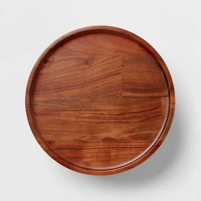 12" Wood Tall Cake Stand - Threshold™ 4 12" Wood Tall Cake Stand - Threshold™ - Image 2