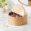 9" X 4" Circular Hinge Lid Bamboo Countertop Organizer - Brightroom™ -Home Furnishings Store GUEST 18ca0151 1ab3 409c 9ace e16560cc93bb