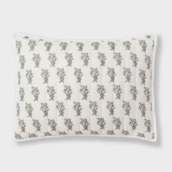 Voile Woodblock Printed Quilt Sham Ivory - Threshold™ 7 Voile Woodblock Printed Quilt Sham Ivory - Threshold™ -Home Furnishings Store GUEST 18e7d34d e9d5 44c9 a257 784633d28fac