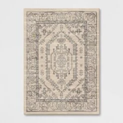 Plush Persian Style Area Rug Cream - Threshold™ -Home Furnishings Store GUEST 21495567 798b 4c7e 88b2 01a16bec916d
