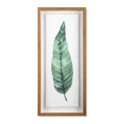 (Set Of 3) 28"x12" Framed Leaves Decorative Wall Art White - Threshold™ 12 (Set Of 3) 28"x12" Framed Leaves Decorative Wall Art White - Threshold™ -Home Furnishings Store GUEST 214fdd58 752e 4cd5 99b6 07b5a2d55b3e
