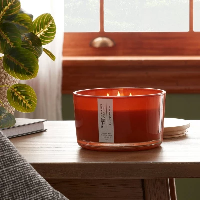 Island Starfruit And Nectarine Candle Orange - Threshold™ 3 Island Starfruit And Nectarine Candle Orange - Threshold™