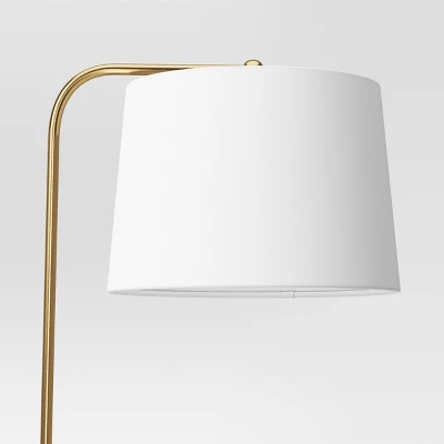 New Traditional Downbridge Floor Lamp Brass - Threshold™ 5 New Traditional Downbridge Floor Lamp Brass - Threshold™ - Image 3