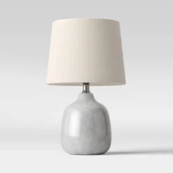 Assembled Ceramic Table Lamp Gray - Threshold™ 10 Assembled Ceramic Table Lamp Gray - Threshold™ -Home Furnishings Store GUEST 233d030a ded6 4d18 b2e3 2d046d833289