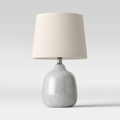 Assembled Ceramic Table Lamp Gray - Threshold™ 6 Assembled Ceramic Table Lamp Gray - Threshold™ - Image 4