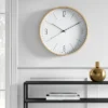 20" Brushed Brass Wall Clock - Project 62™ 2 20" Brushed Brass Wall Clock - Project 62™ -Home Furnishings Store GUEST 23705ed1 31cc 451f af5d 6e27b63a9e60
