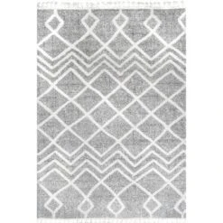 NuLOOM Wylde High Low Soft Shaggy Diamond Moroccan Tassel Area Rug 19 NuLOOM Wylde High Low Soft Shaggy Diamond Moroccan Tassel Area Rug -Home Furnishings Store GUEST 2383725c 9bfc 42dd 86ec dd6cb6bf84fd