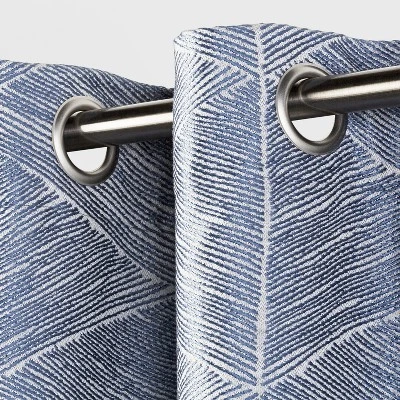 1pc Blackout Modern Stroke Window Curtain Panel - Project 62™ 3 1pc Blackout Modern Stroke Window Curtain Panel - Project 62™