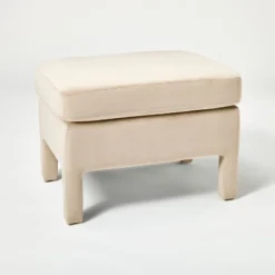 Bellfield Fully Upholstered Ottoman - Threshold™ Designed With Studio McGee 10 Bellfield Fully Upholstered Ottoman - Threshold™ Designed With Studio McGee -Home Furnishings Store GUEST 2a370d06 e4b4 4713 8a83 7c6f64112654