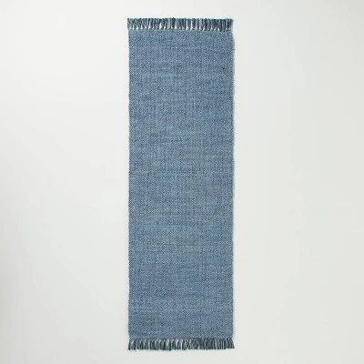 Solid Jute Area Rug Faded Blue - Hearth & Hand™ With Magnolia 6 Solid Jute Area Rug Faded Blue - Hearth & Hand™ With Magnolia - Image 4