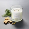 Clear Glass Santal & Ginger Candle White - Threshold™ Designed With Studio McGee 1 Clear Glass Santal & Ginger Candle White - Threshold™ Designed With Studio McGee -Home Furnishings Store GUEST 317bcb5d 3528 47d5 a99a 5c2e256c5707