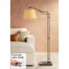 Franklin Iron Works Rustic Farmhouse Arc Floor Lamp With USB Port 60" Tall Bronze Downbridge Faux Leather Empire Shade For Living Room Reading Bedroom 2 Franklin Iron Works Rustic Farmhouse Arc Floor Lamp With USB Port 60" Tall Bronze Downbridge Faux Leather Empire Shade For Living Room Reading Bedroom -Home Furnishings Store GUEST 32f6c0e3 1124 43b9 8820 b7f42e268845