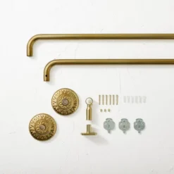 66"-120" Medallion Snap Grip French Curtain Rod Brass - Opalhouse™ Designed With Jungalow™ 7 66"-120" Medallion Snap Grip French Curtain Rod Brass - Opalhouse™ Designed With Jungalow™ -Home Furnishings Store GUEST 34d78b5a 5da3 4bcd ae5c 12c693e0d007