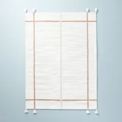 Bold Cross Stripes Tassel Rug Cream/Tan - Hearth & Hand™ With Magnolia 15 Bold Cross Stripes Tassel Rug Cream/Tan - Hearth & Hand™ With Magnolia -Home Furnishings Store GUEST 3630ef84 b701 4a81 b546 9f6450d0c0e1