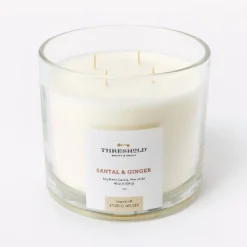 Clear Glass Santal & Ginger Candle White - Threshold™ Designed With Studio McGee 13 Clear Glass Santal & Ginger Candle White - Threshold™ Designed With Studio McGee -Home Furnishings Store GUEST 3a24b0c4 c23b 4e1c b8e0 2304d4a02cb7