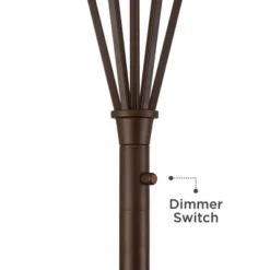 Franklin Iron Works Torchiere Floor Lamp LED 73" Tall Oil Rubbed Bronze Caged Frosted Glass Shade For Living Room Bedroom Office Uplight 12 Franklin Iron Works Torchiere Floor Lamp LED 73" Tall Oil Rubbed Bronze Caged Frosted Glass Shade For Living Room Bedroom Office Uplight -Home Furnishings Store GUEST 3fb6430e 3f8d 4242 bcde 2c2fa58cda4e