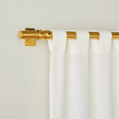 Engineered Hem Stripes Curtain Panel Cream/Gray - Hearth & Hand™ With Magnolia 7 Engineered Hem Stripes Curtain Panel Cream/Gray - Hearth & Hand™ With Magnolia - Image 5