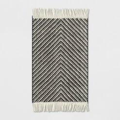 Chevron Woven Area Rug Black/White - Project 62™ 11 Chevron Woven Area Rug Black/White - Project 62™ -Home Furnishings Store GUEST 469405c2 0dcb 4104 9f69 6044d3be79fb