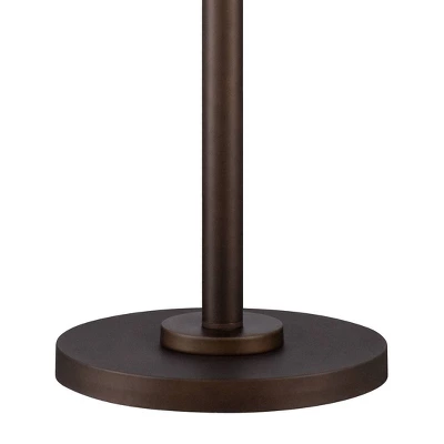 Possini Euro Design Meridian Light Blaster Modern Torchiere Floor Lamp 72" Tall Oil Rubbed Bronze LED Frosted Glass Shade For Living Room Bedroom Home 5 Possini Euro Design Meridian Light Blaster Modern Torchiere Floor Lamp 72" Tall Oil Rubbed Bronze LED Frosted Glass Shade For Living Room Bedroom Home - Image 3