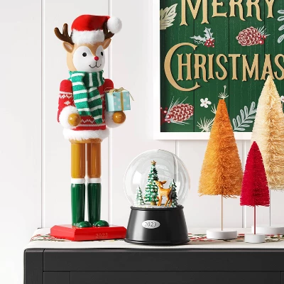 Winter Deer Nutcracker Figure - Wondershop™ 3 Winter Deer Nutcracker Figure - Wondershop™