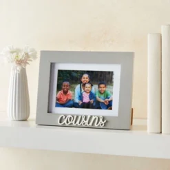 [Juvale] Juvale Cousins Picture Frame For 4x6 And 5x7 Inch Photos, Gray, 9 X 0.5 X 7.1 In