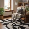 Abstract Inkblot Rug Black/White - Threshold™ 1 Abstract Inkblot Rug Black/White - Threshold™ -Home Furnishings Store GUEST 4ebd94c0 588c 4d37 a38f 2a8f134bc60b