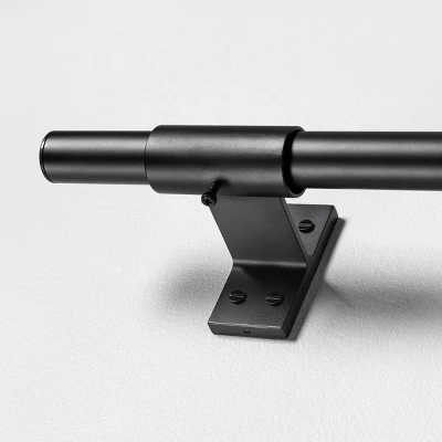 Steel Curtain Rod Matte Black - Hearth & Hand With Magnolia 6 Steel Curtain Rod Matte Black - Hearth & Hand With Magnolia - Image 4